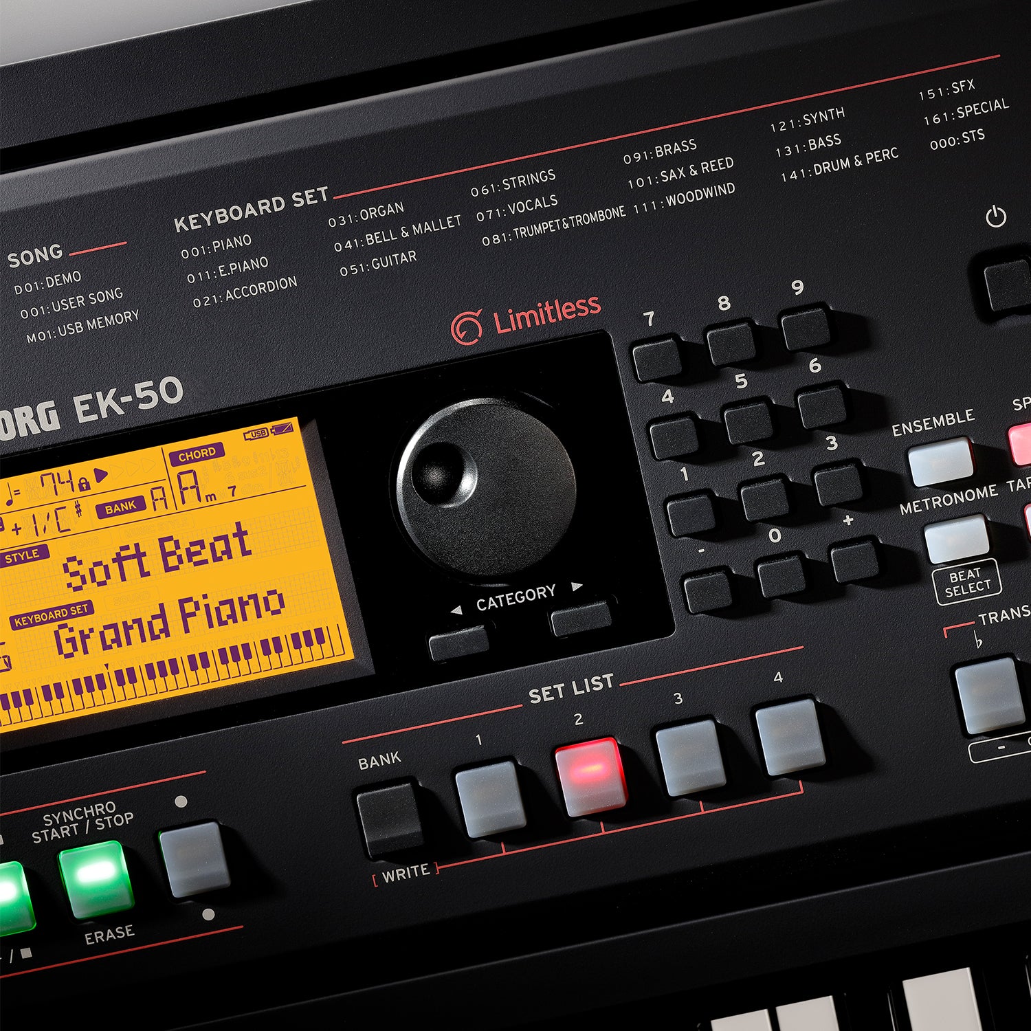EK-50L Arranger Keyboard KORG USA Official Store
