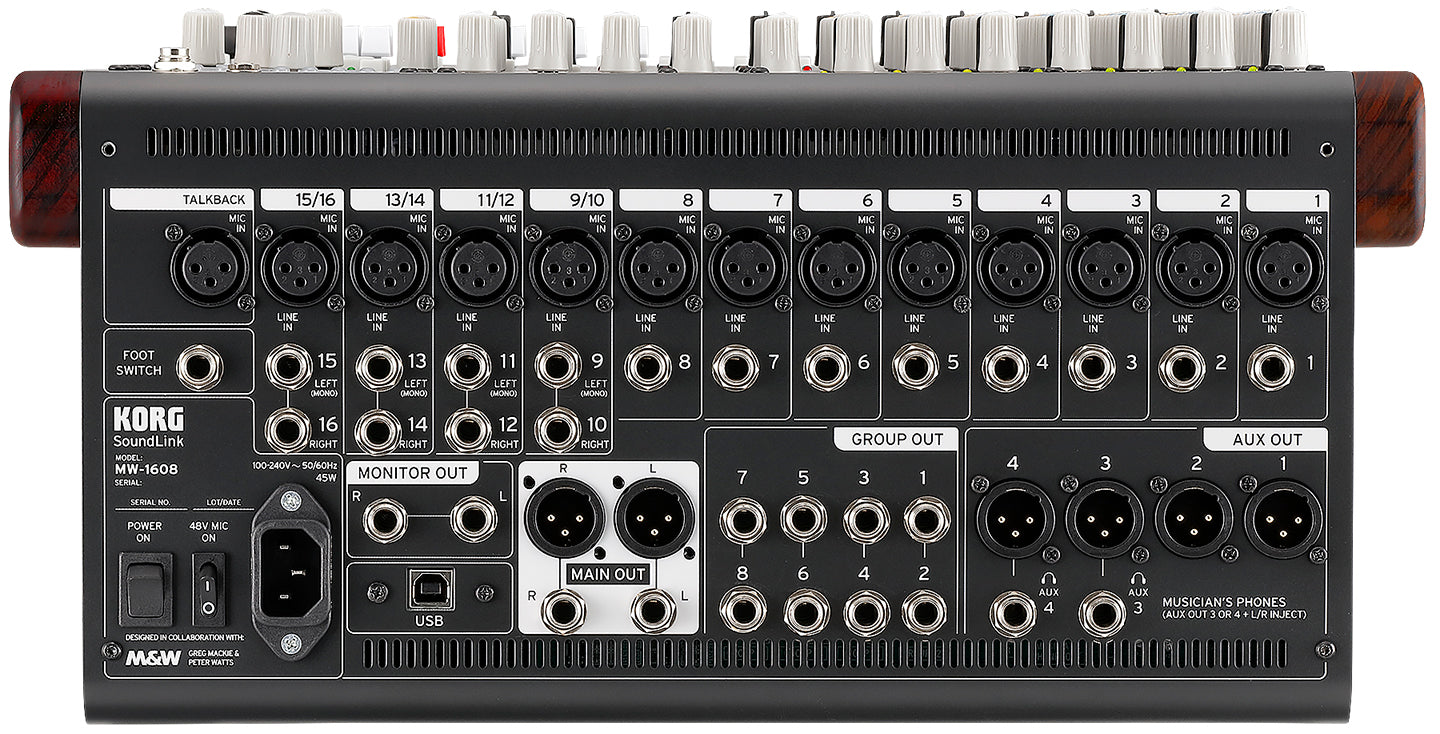 SoundLink Mixer - MW 1608 / MW 2408 channel hybrid mixer