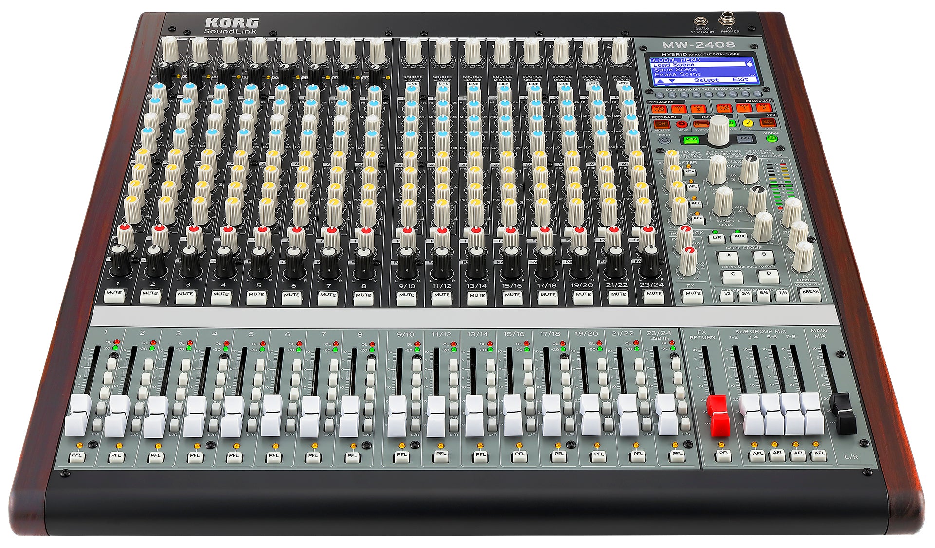 SoundLink MW-2408 24-channel Hybrid Mixer KORG USA Official Store
