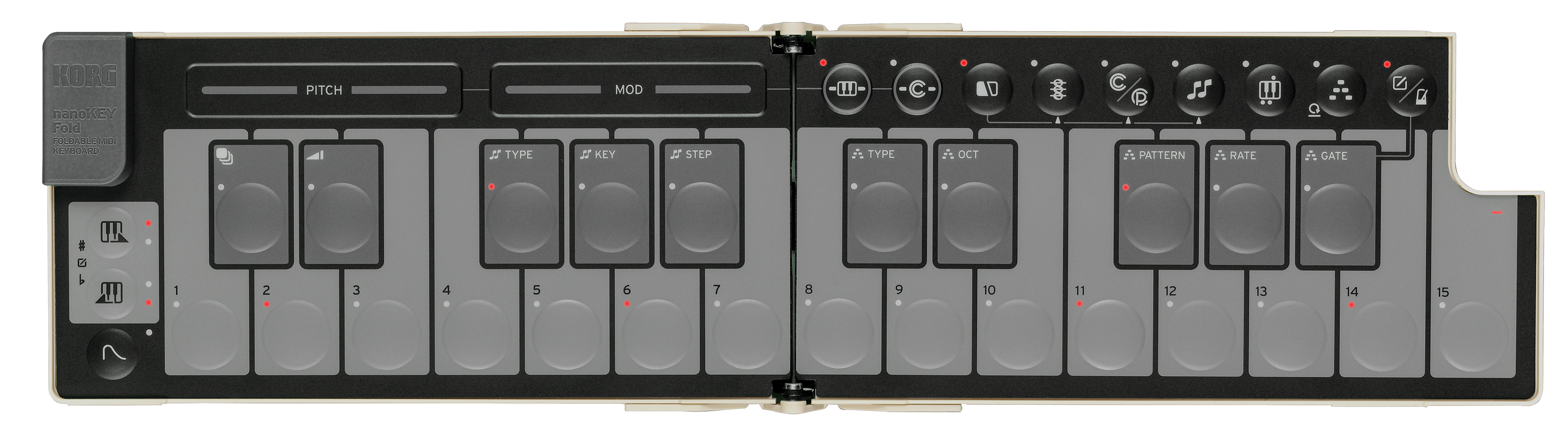 KORG コルグ nanoKEY Fold ベージュ nanoKEY Fold | KORG USA